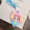 Cute Lolita Maruko Princess Doll Toy Keychain 1/12 BJD Doll Joints Movable Backpack Decoration Pendant Birthday Gift