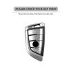 Zinc Alloy Leather Car Key Fob Case For Bmw X1 X3 X5 X6 X7 1 3 5 6 7 Series G20 G30 G11 F15 F16 G01 G02 F48 Keychain Accessories