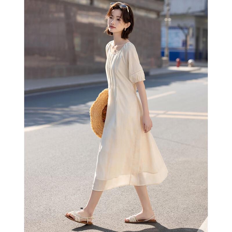 Elegant City Summer Sweet Lace Patchwork A-Line Dress