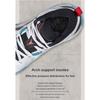 Li Ning Teen Shadow V1 Basketball Shoes Kids Sneakers White Black YKBT080-3