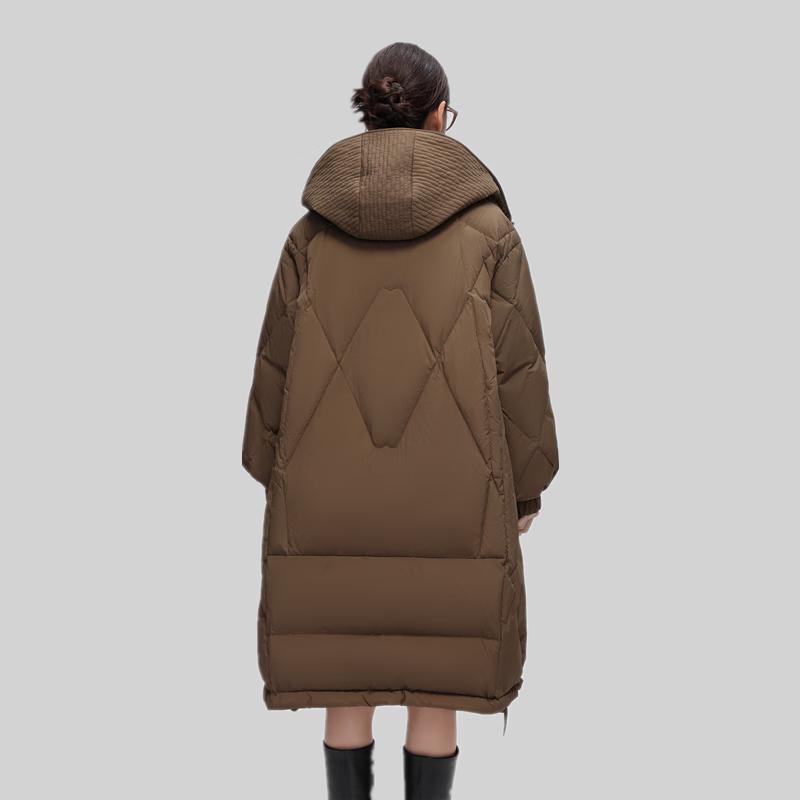 

SNOWFLYING Women s 2024 Winter Long Down Jacket H 8808 M