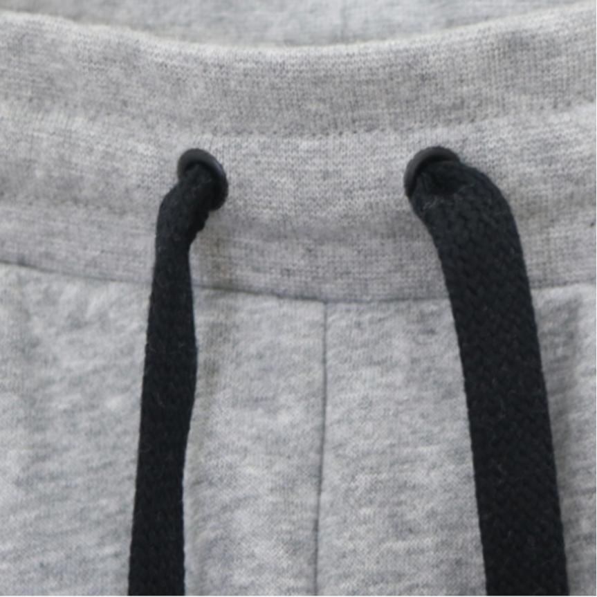 Nike Air Logo Fleece Bequeme Weiche Schnürhose Herrenhose Grau CD9225-063