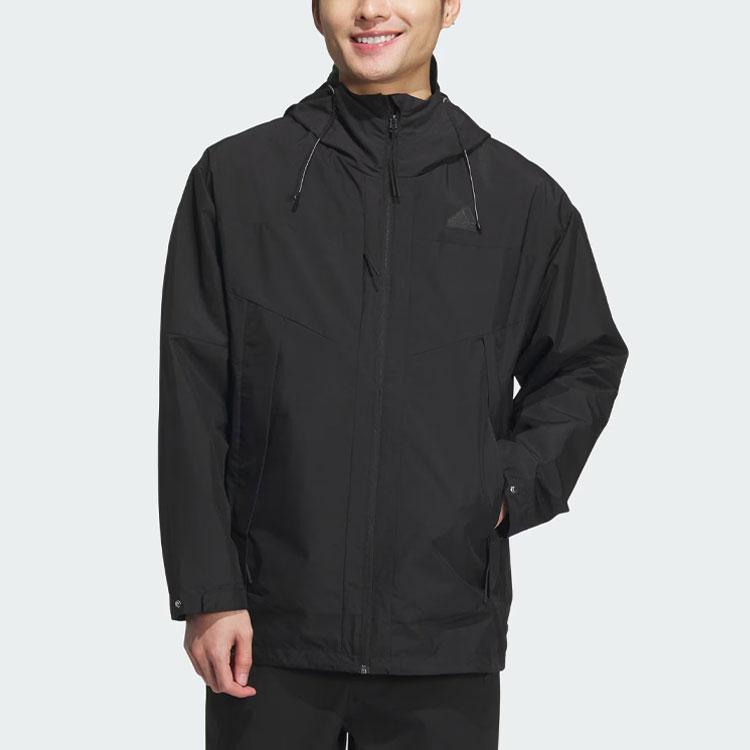 Adidas City Escape Blocking Jacket Men Jacket Black JE8576