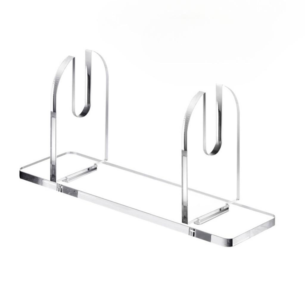 2/3Pcs Clear Acrylic Fan Display Stand Handheld Folding Fan Holder Storage Rack for Home Desktop Decors and Art Exhibits