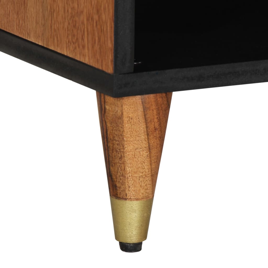 TV Cabinet 100x33x46 cm Solid Mango Wood