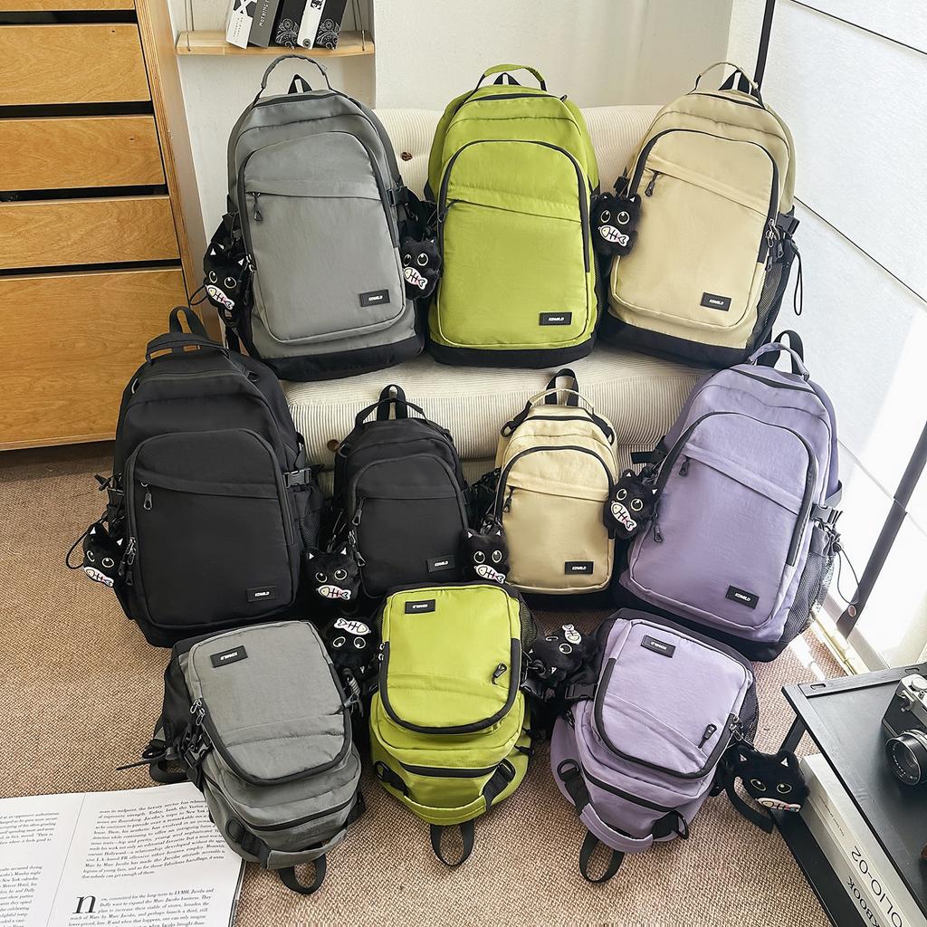 Schoolbag Student School Bag Backpack Men's Travel Backpack Business Waterproof Lightweight Travel College Student Junior High School Bag