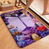 Jimin Pink Roses Carpet Soft Rug Plush Rug 8X10 Rug Living Room Rug Hallway Runner Noise Reducing