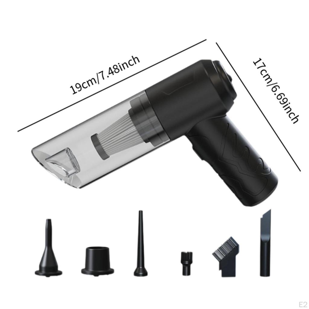 Ruční vysavač do auta foukač multifunkční USB dobíjecí vysoký prachovka