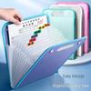 Handheld 13-Layer Accordion File Organizer for A4 Documents and Student Papers