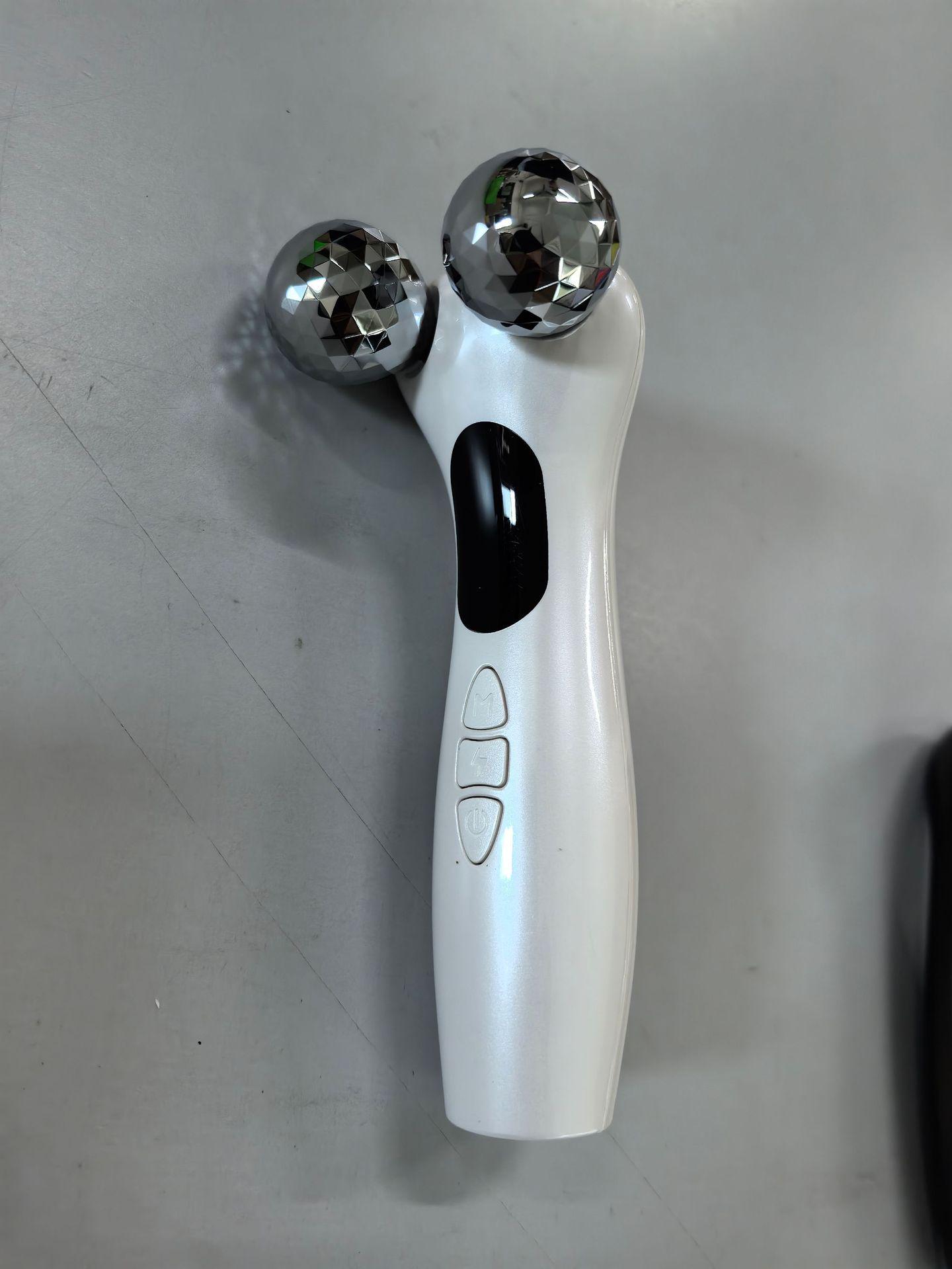 

4D Pulse Roller Beauty Device - Multifunctional Vibration & EMS Pulse Instrument белый