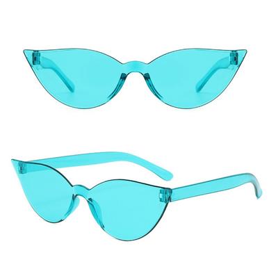 Candy Color Cat Eye Sunglasses Sun-Protective UV400 Driving Glasses Street Photos Decoration Travel Accessories Trend Eyewear