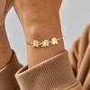 Colorful Cubic Zirconia Bracelet for Women Adjustable Bangle,Elephant Heart Cross Charms Fashion Handmade Jewelry