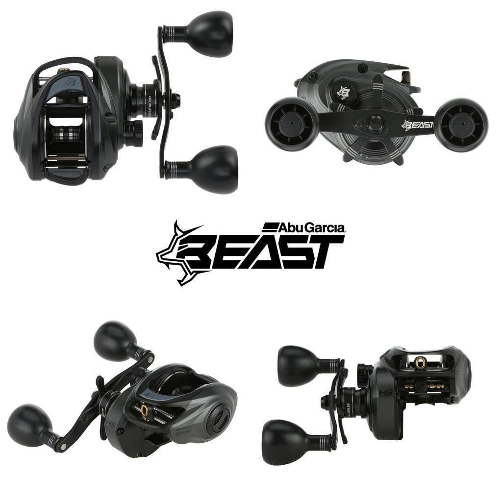 Abu Garcia Beast LP Beast 300 High Gear Baitcasting Low for and Monster Big Game Reel, Profile, Bass, Saltwater, Fish,