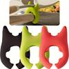 Silicone Spatula Holder, Heat-resistant Pot Clamp Holder, Flexible Kitchen Cooking Spoon Holder