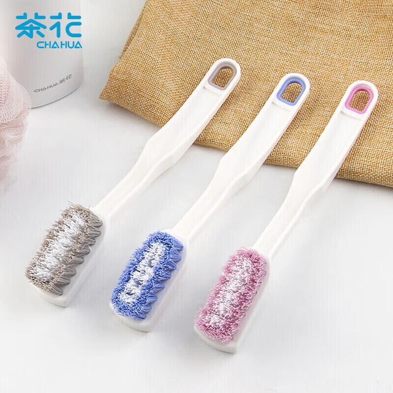 CHAHUA 4408 Multi-purpose Hard-bristle Shoe Brush with Long Handle