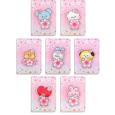 BTS Official Leather Patch Card Case CHEERY BLOSSOM