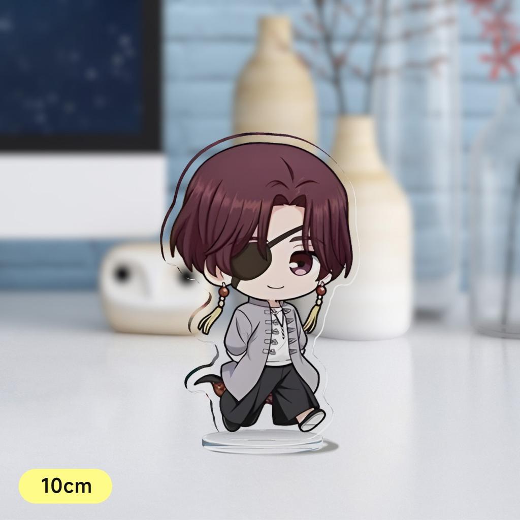 Anime Wind Breaker 10cm Acrylic Stand Sakura Haruka Yukai Akihiko Su Fang Q Version Mini Figure Model Plate Gift