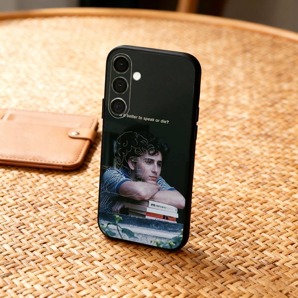 Movie C-Call Me B-By Your Name  Phone Case For Samsung  A73,72,71,53,52,51,22,91,80, Soft Black Cover