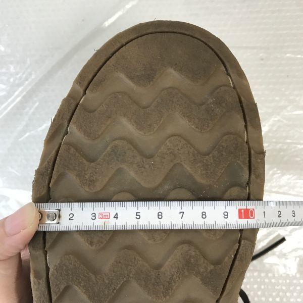 Made in Portugal STORM Leather Roll Top Short Boots 40 25.0 Men Brown Shoes(USED)