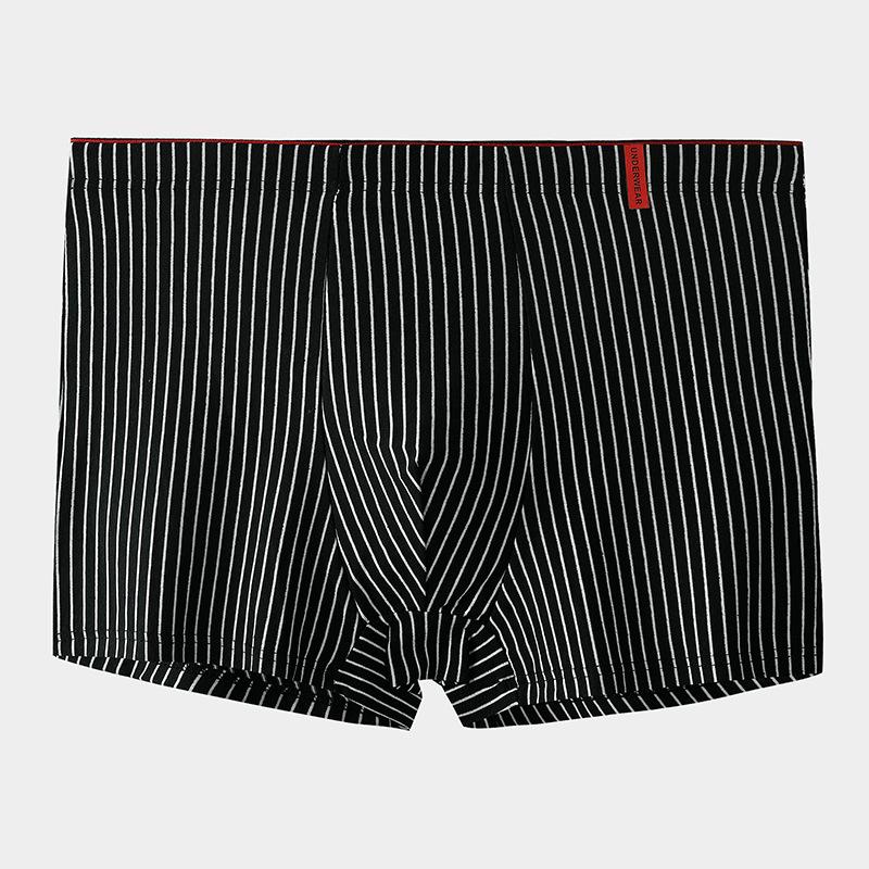 Men's Loose-Fit Boxer Shorts - Antibacterial Xinjiang Cotton, Four-Corner Design for Teens and Boys, Large Size