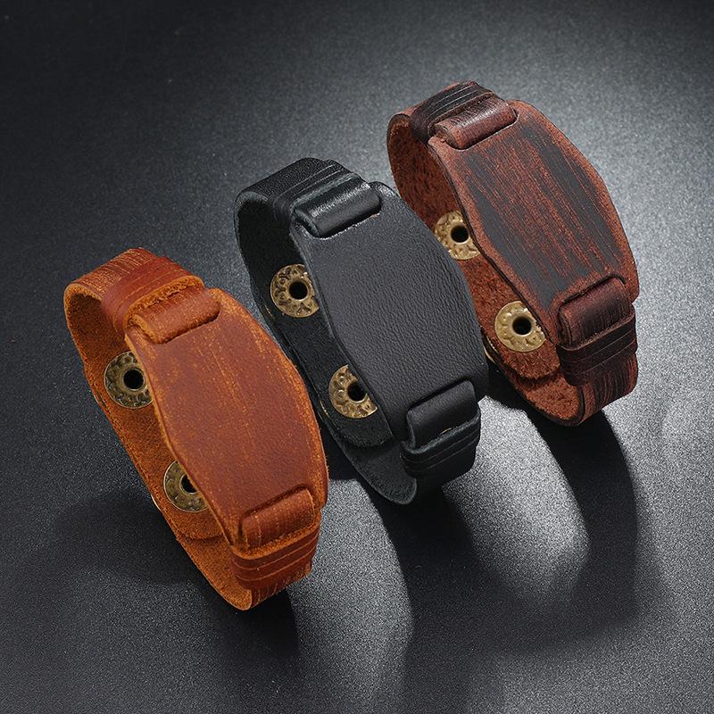 European and American Retro Jewelry Bracelets, Punk Bracelets, Woven Men's Bracelets.