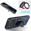 Luxury Magnetic Rotating Invisible Bracket Metal Ring Phone Case For iPhone 17 Pro Max 16 Plus 15 Shockproof Kickstand Cover