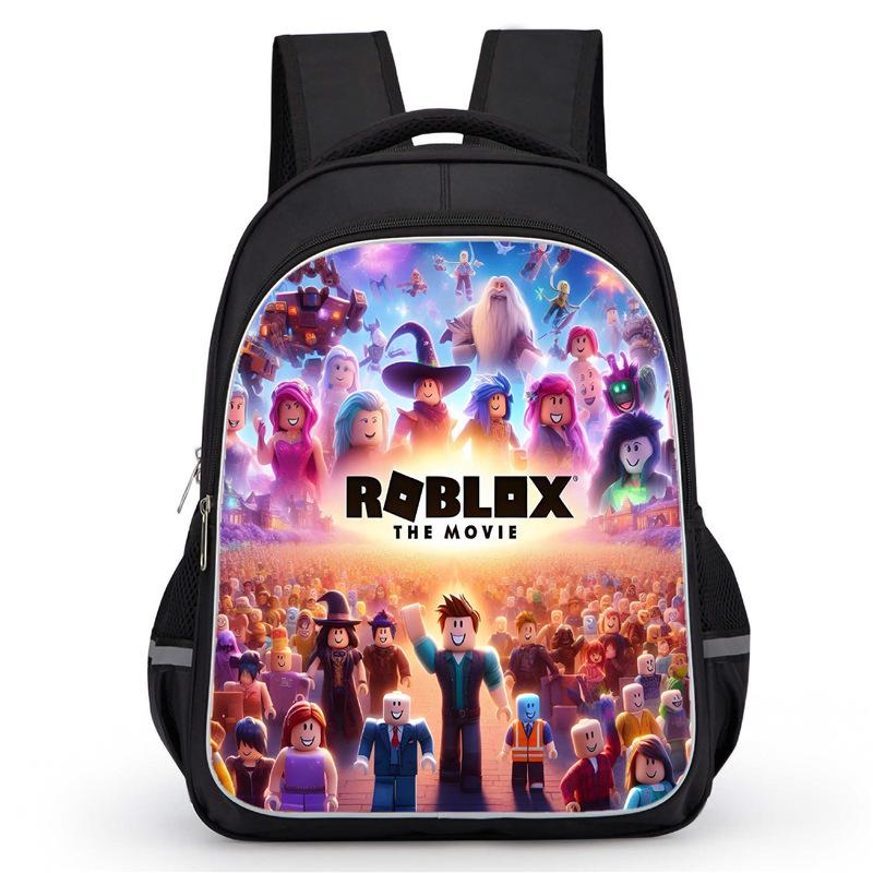 2026 new Roblox comfortable backpack with high-definition printed casual lightweight backpack