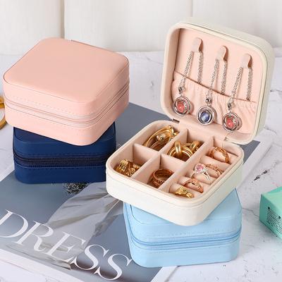 Jewelry Organizer Box Φορητό Οικιακό Ταξιδιωτικό Σκουλαρίκι κολιέ Δαχτυλίδι Κουτί αποθήκευσης κοσμημάτων για γυναικείο αξεσουάρ