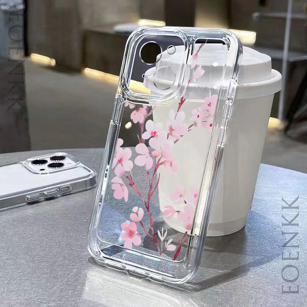 Cute Pink Bow Phone Case For iPhone 15 Case iPhone 11 13 12 14 Pro 15 16 Pro Max XR XS X 7 8 Plus Shockproof Soft Bowknot Cover