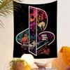 GTA VI Vice City R Logo Comic Gamers Decorative Wall Tapestry for Bohemian Home Wall