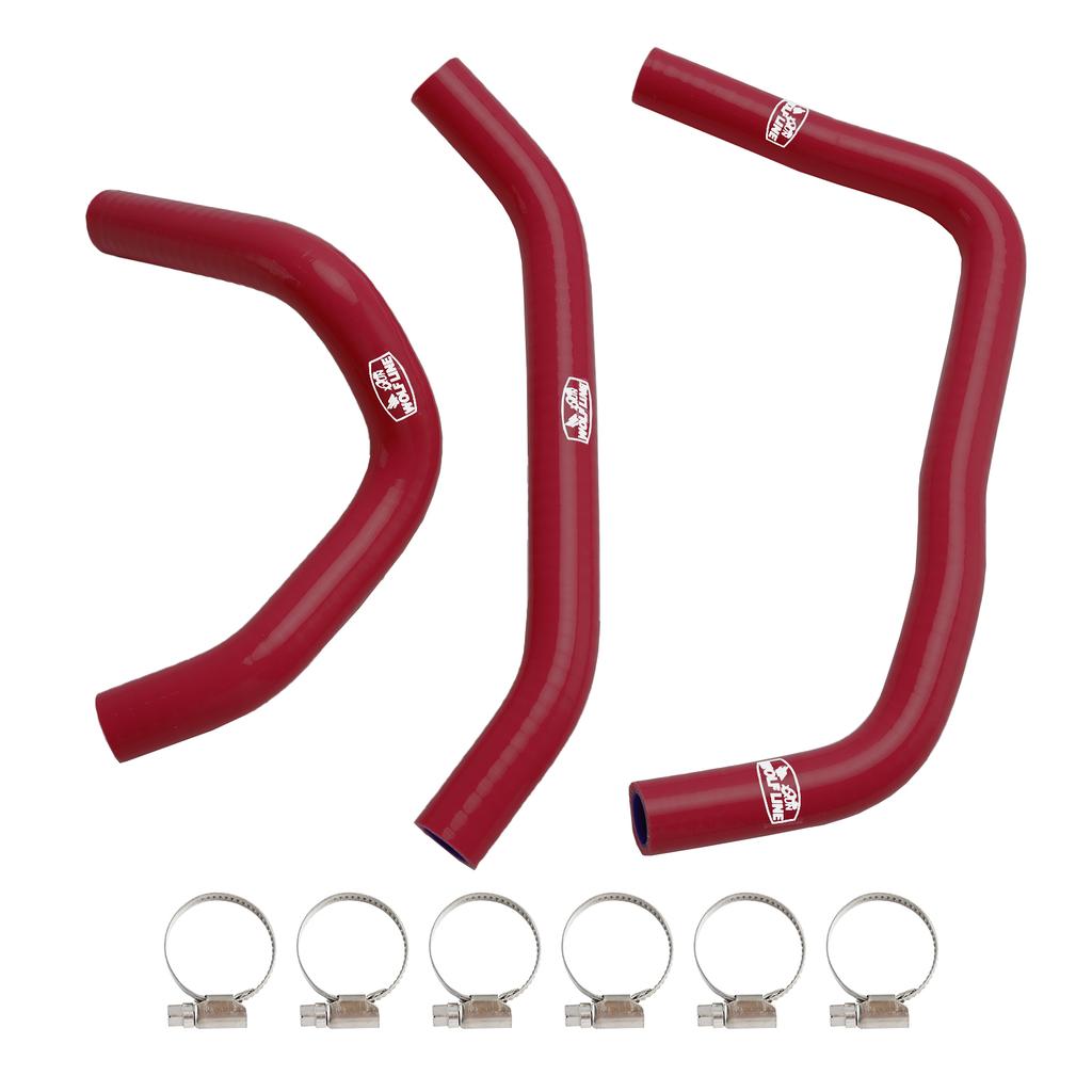 Silicone Radiator coolant Hose kit For Kawasaki ZX4R ZX-4RR 2023-2024 Red