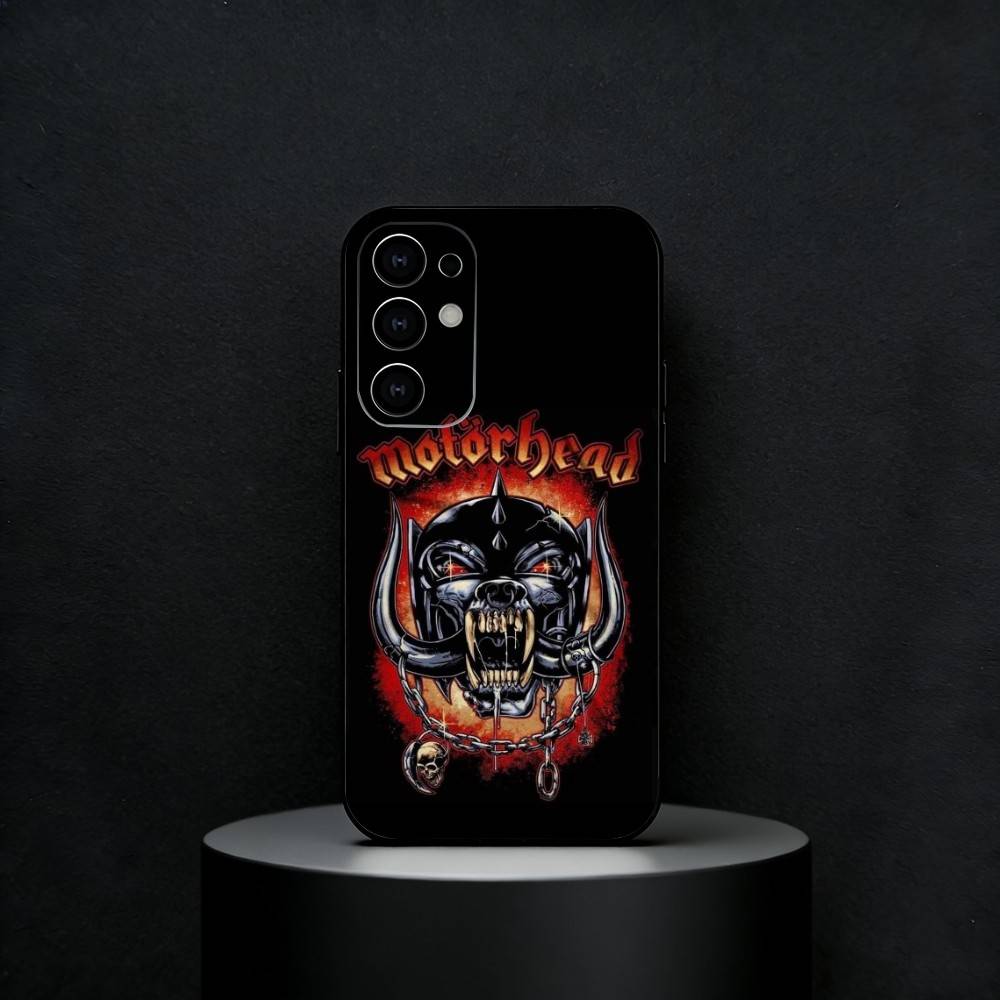 M-Motorhead Rock Band Phone Case For Samsung S25,S24,S21,S22,S23,S30,Ultra,S20,Plus,Fe,Note,5G Black Cover