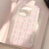 Sweet and Sweet Suitable for Apple 16 Mobile Phone Case Iphone17promax Hard 13 Pink Plaid Star