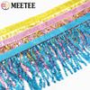 1-5M 16cm Meetee Sequin Tassel Fringe Latin Dress Lace Trims Ribbon Clothes Fringes Fabric Garment Crafts Sewing Accessories