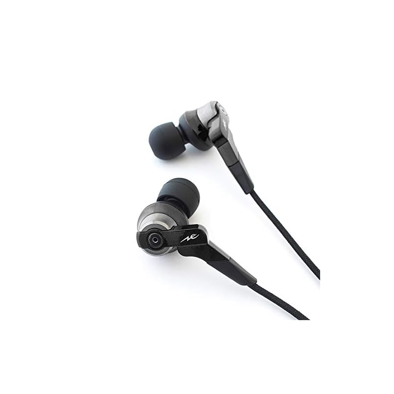 Radius HP-NHR21 High-Resolution Audio Earphones: Ne VOLT Series Deep Bass Model HP-NHR21K (Black)