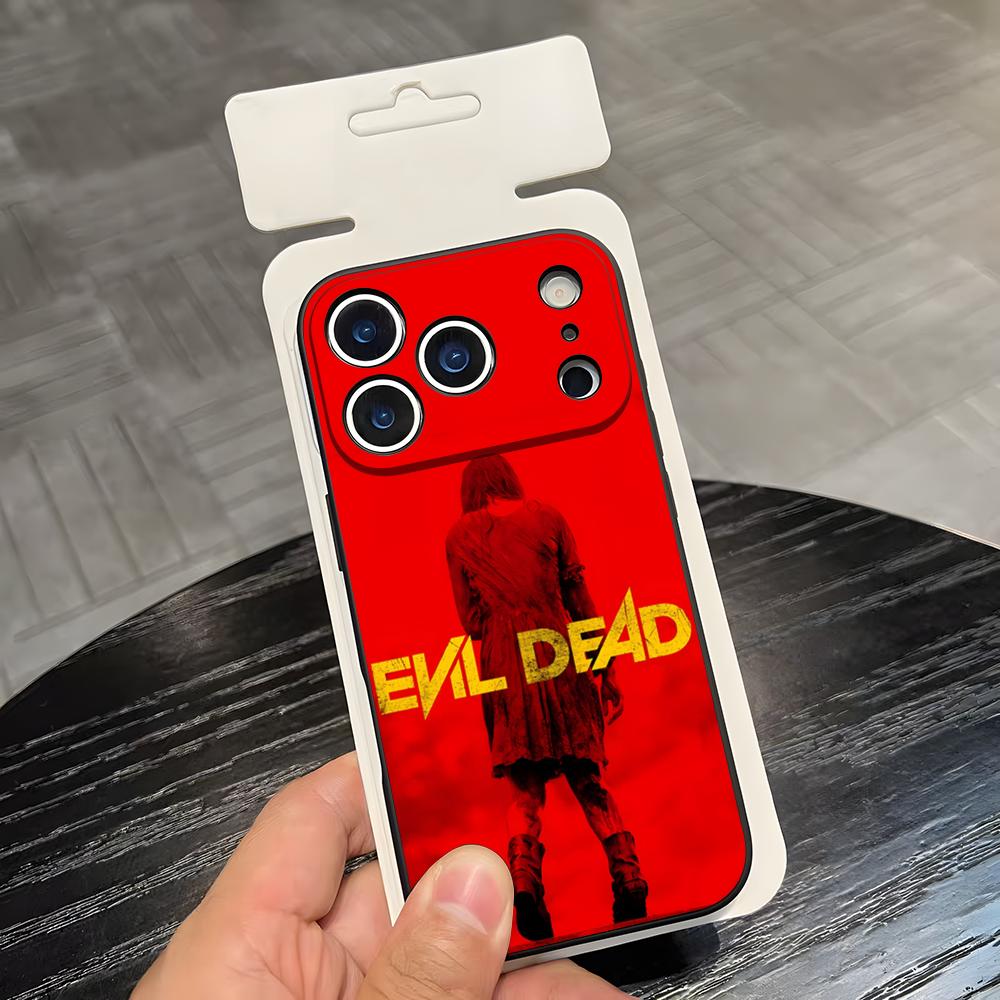 Horror Movie Evil Dead Phone Case For IPhone 17 Air 16 E Pro Max 15 14 13 Mini 12 Pro 11 Max Plus Black Soft Shell