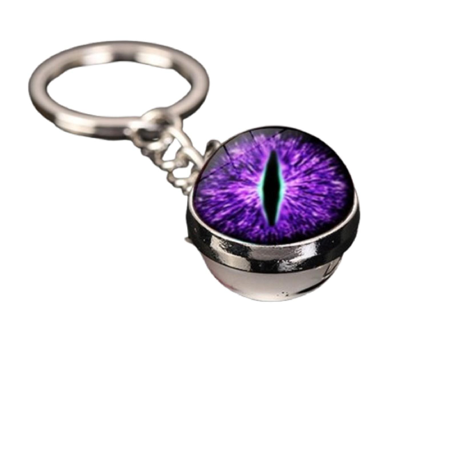 

Брелок для ключей из драгоценного камня Time Glass с подвеской в виде глаза дьявола One Size