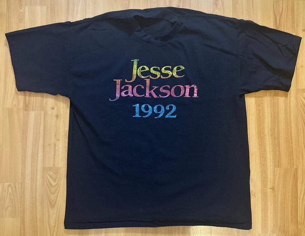 1992 Jesse Jackson for President Black S5XL TShirt Unisex T-Shirt XXXL