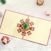 Foldable Christmas Tree Greeting Card Wishing Message Card 3D Pop UP Gift Card  Party Favors Gifts