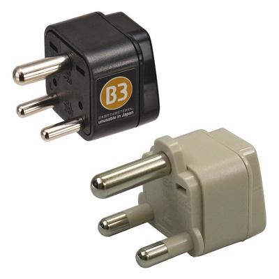 ROAD WARRIOR Adaptador de Conversão para Viagem ao Exterior Conjunto de 2 Eleplug (B3L + B3) RW-PS14