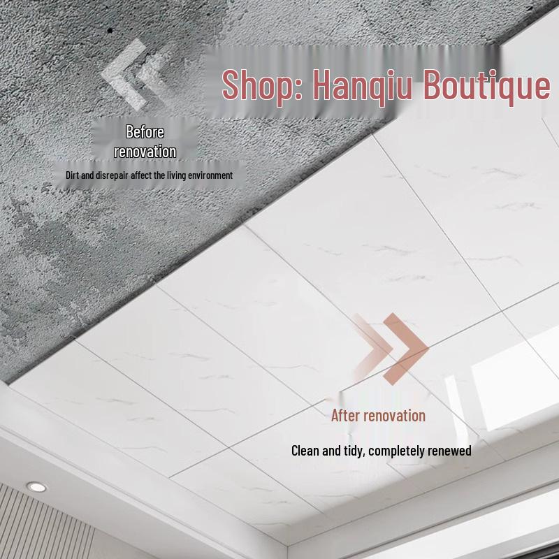 Self-Adhesive Grid Tile Wall Stickers for Bedroom, Living Room, Kitchen & Bathroom Renovation - Waterproof Decoration
