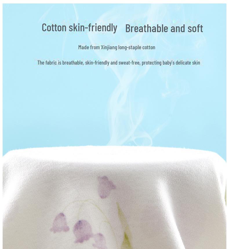 Pure Cotton Baby Romper - Boneless Infant Jumpsuit for Spring & Autumn