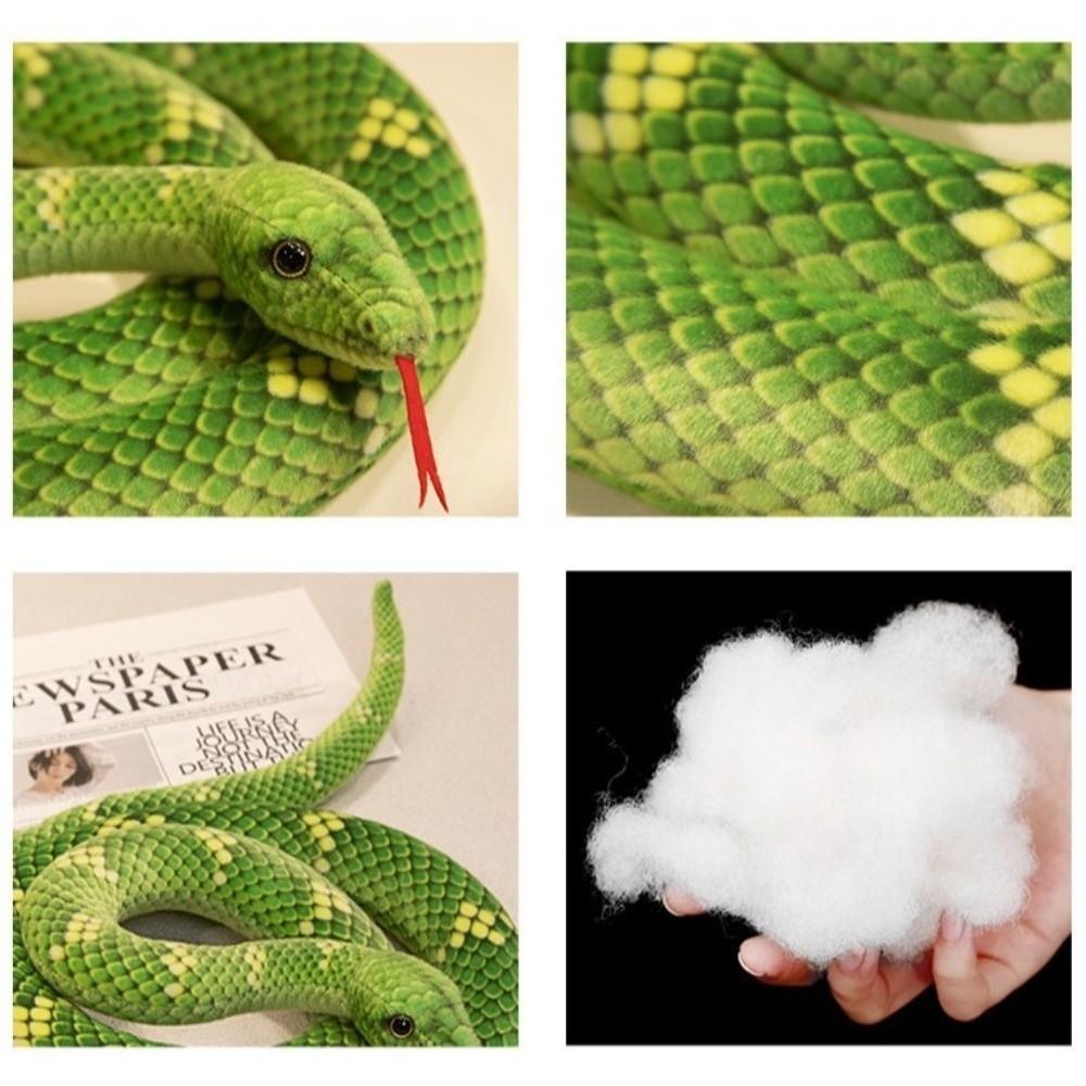 Giant Stuffed Snake Doll Lifelike Stuffed Animal Snake  Funny Birthday Gift