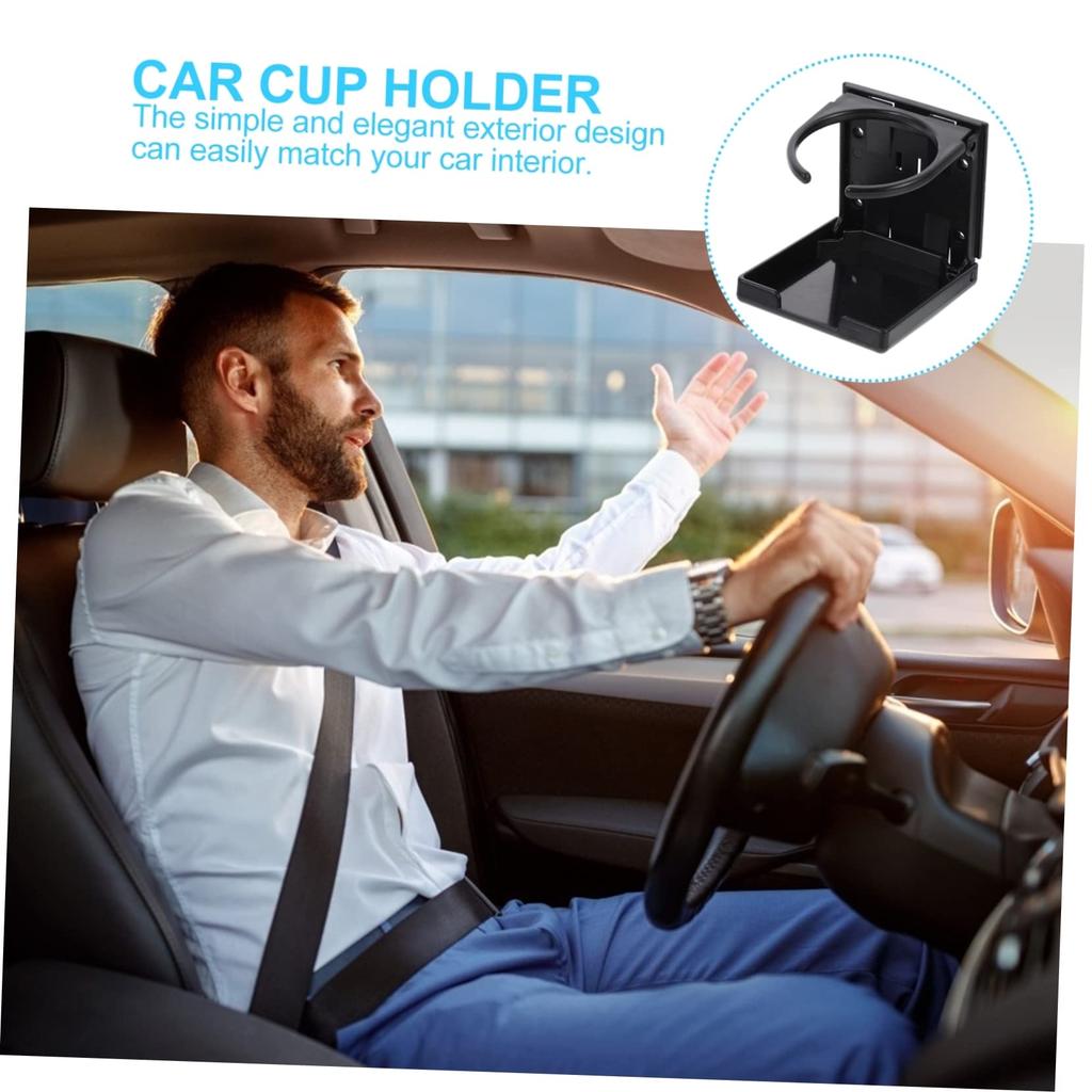 HEALEEP 1 Set Car Cup Holder Foldable Design Universal Drink