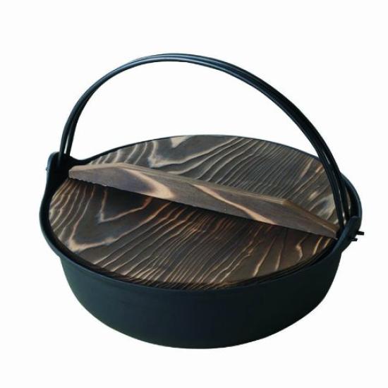 Oigen Nanbu Ironware Pot with IH "Local Pride" Handle, 26cm, Compatible, OJ-2