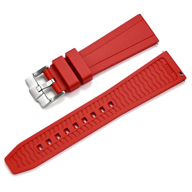 Bracelet de montre en silicone le plus récent pour Samsung Ultra Omega Seiko PROSPEX Panerai 20 mm 22 mm 24 mm Bracelet de montre en caoutchouc à dégagement rapide