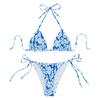 Women's Lace-up Swimsuit Bikini Swimsuit Set