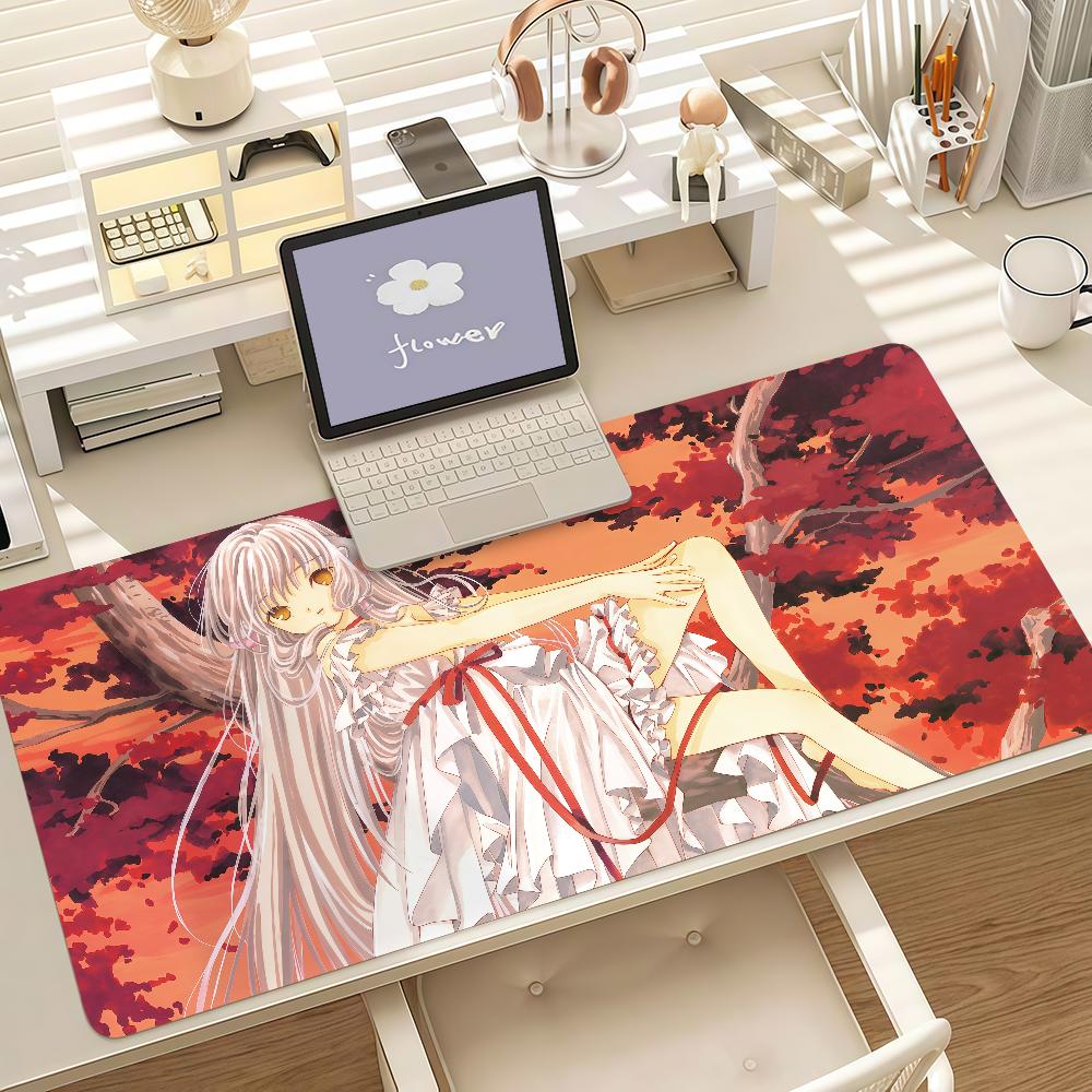 Cartoon C-Chobits Mouse Pad Anti Slip Rubber Edge Locked Thickened Laptop Gaming Desk Mat