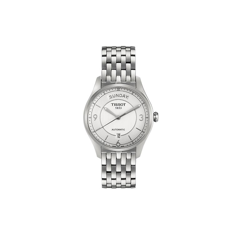 

Tissot Vivace Automatic Mechanical Movement 50M Water Resistant Watch 37Mm White Dial Stainless Steel Bracelet Men watches Silver T038.430.11.037.00 Silver Dial