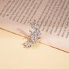 Zirkon Imitatperle Schmetterling ohne Ohrloch Ohrknochen Clip Exquisite Ohrringe